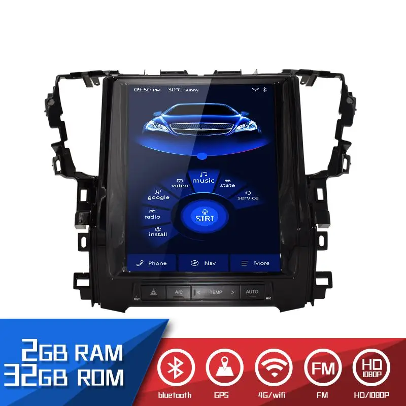 Автомобильный Радио автомобильный мультимедийный плеер для Toyota Alphard DVD 2 Din