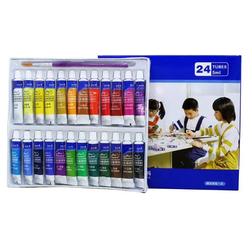 

12/18/24 Colors 5ML Tube Watercolor Paint Set Art Painting Drawing Tools