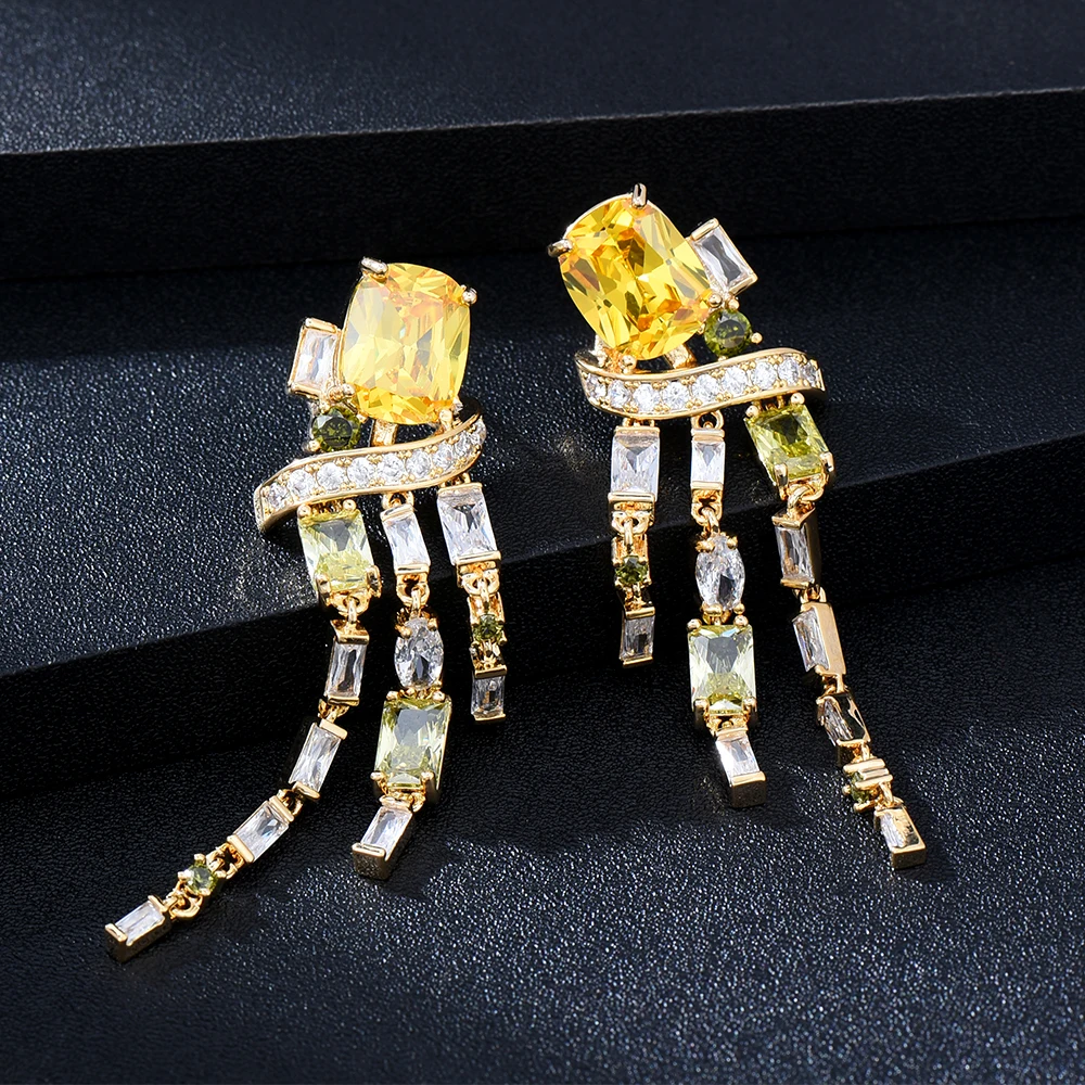 GODKI новые модные серьги-капли для женщин свадебная вечеринка индийские свадебные