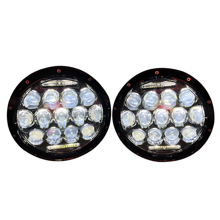 2xFor Lada Niva 7 дюймовый светодиодный головной светильник Hi/ближнего и дальнего света