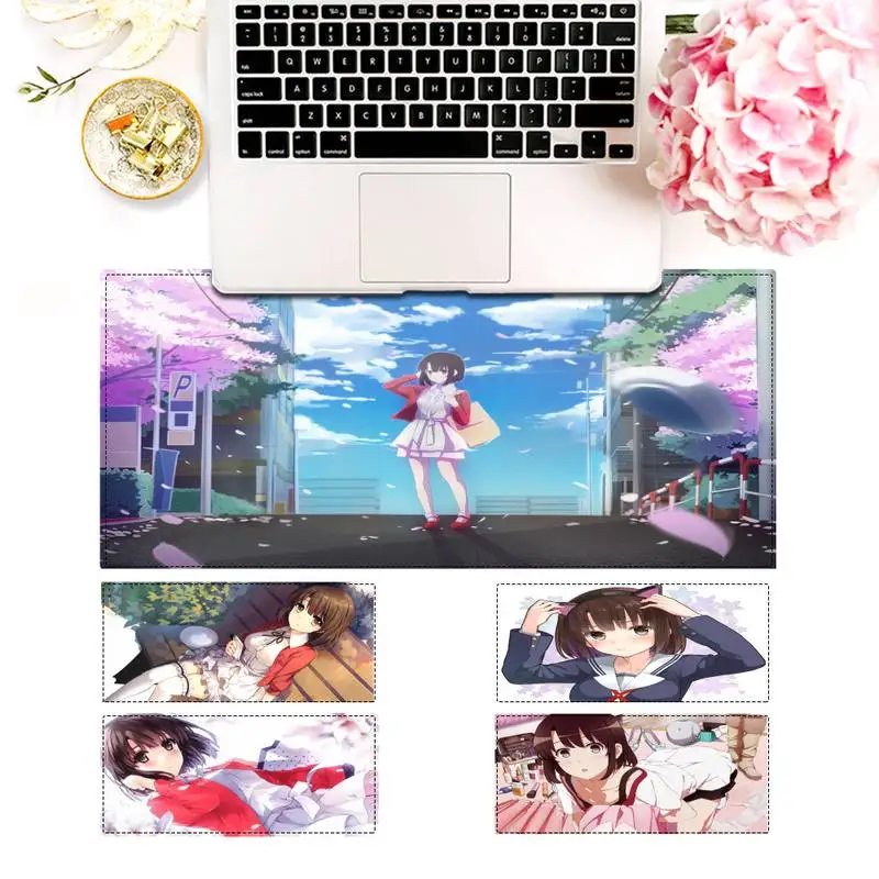 

How to Raise a Boring Girlfriend Megumi Kato Mouse Pad PC Laptop Gamer Anime Antislip Mat Keyboard Desk Mat For Overwatch/CS GO