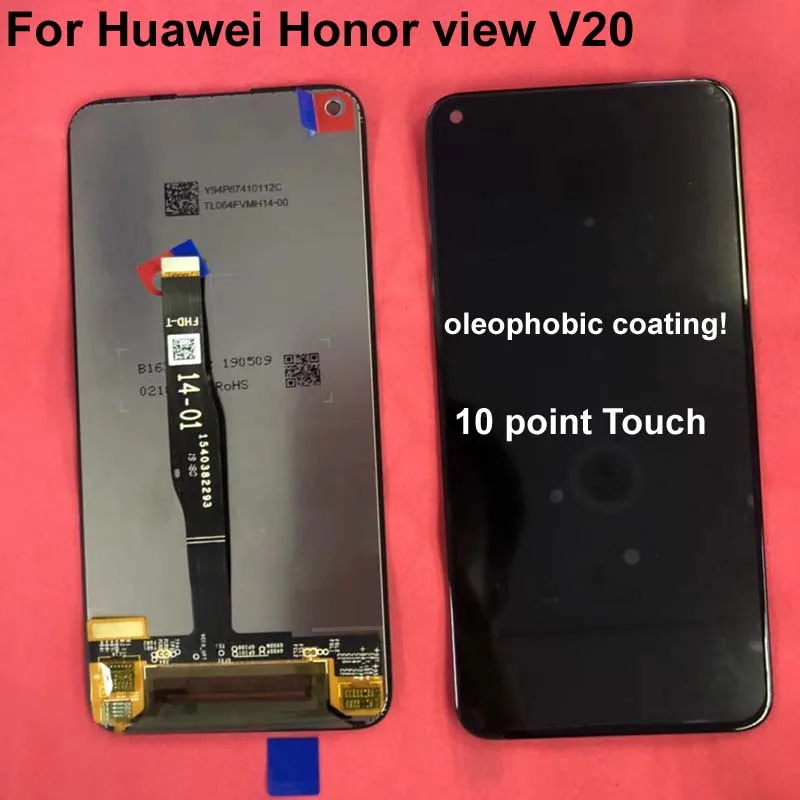 Для huawei Honor V20 PCT-AL10 PCT-L29/для Honor View 20/nova 4 ЖК-дисплей+ кодирующий преобразователь сенсорного экрана в сборе
