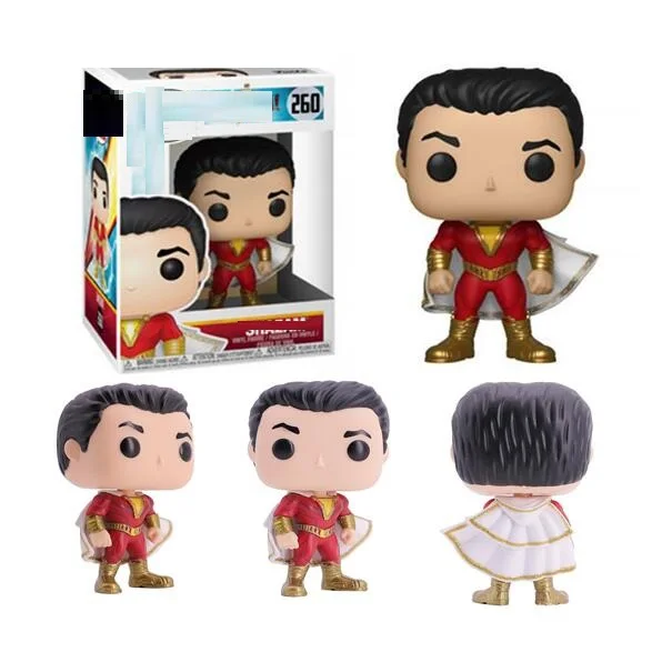 Поп фигурки из фильма Shazam! Куклы ПВХ с супер героями коллекционные модели 260 #