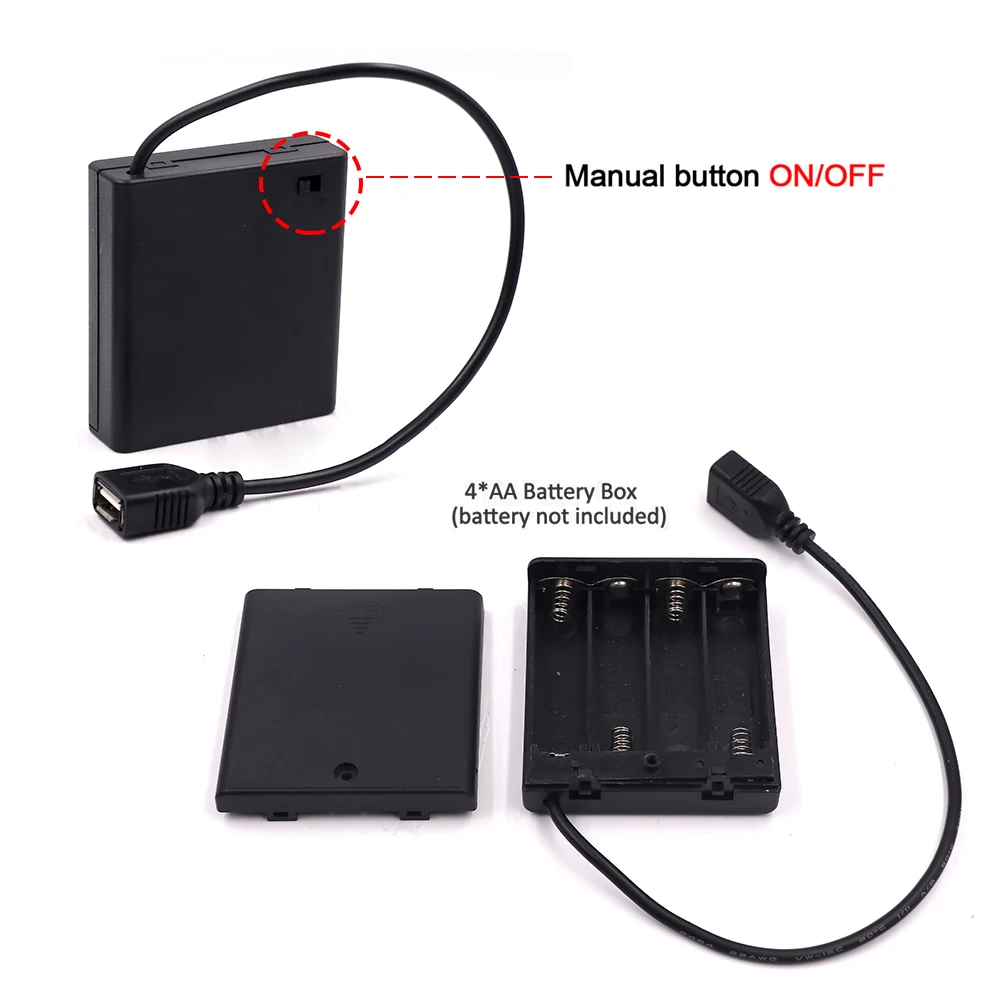 DC 5V 5050 RGB Светодиодные ленты ТВ фон внутренней отделки Батарея приведенный в