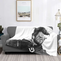 clint eastwood spaghetti westerns blanket bedspread bed plaid cover plaid sofa anime blanket winter bed covers