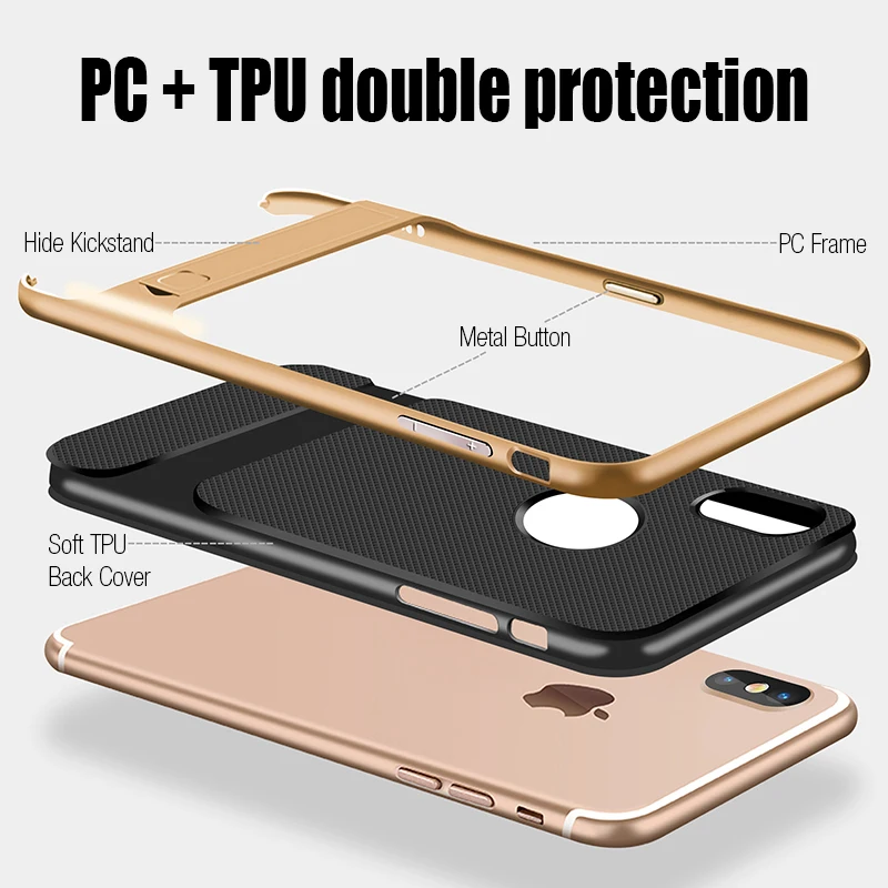 Мобильный телефон сумка чехол для IPhone X XS Max XR новый роскошный силиконовый 360