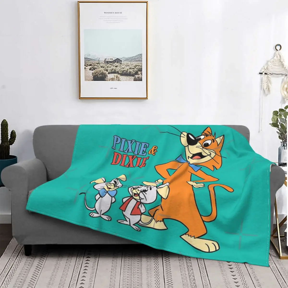 

ФФИ & Dixie con Mr Jinks, manta para cama, colcha a cuadros de muselina para sofa, manta con капуcha, colcha para cama