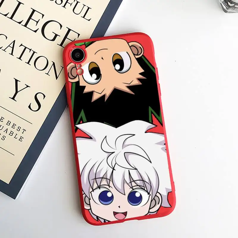 

Gon Killua HUNTER x HUNTER HxH Phone Case Candy Color for iPhone 6 7 8 11 12 s mini pro X XS XR MAX Plus