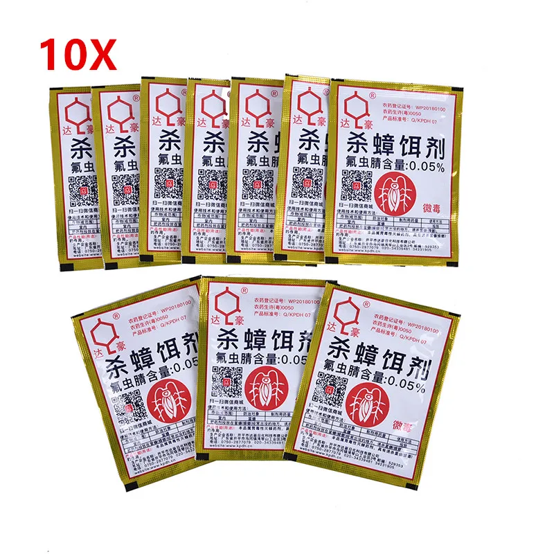 10 * ИНСЕКТИЦИДНЫЙ порошок для тараканов приманка эффективное средство борьбы с