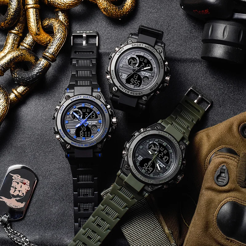 Часы наручные BASID мужские/женские спортивные водонепроницаемые брендовые