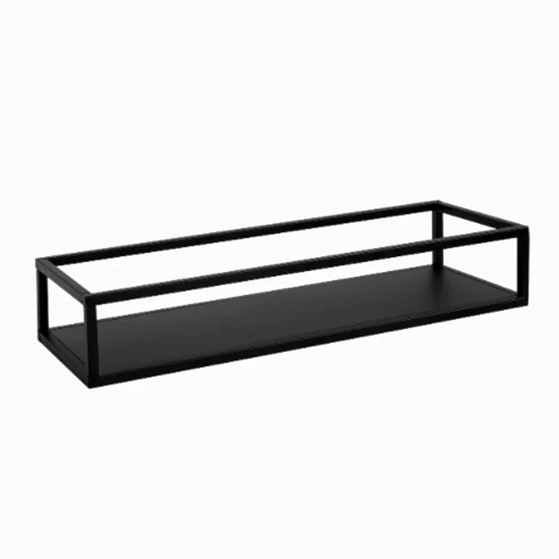 

Matte Black Decorative Tray Geometric Shape Tray Hollow Iron Tray Line Perfume Jewelry Storage Tray