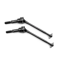 2pcs steel metal front drive shaft cvd 0090 for wltoys 12428 12423 112 rc car crawler short course truck upgrade parts
