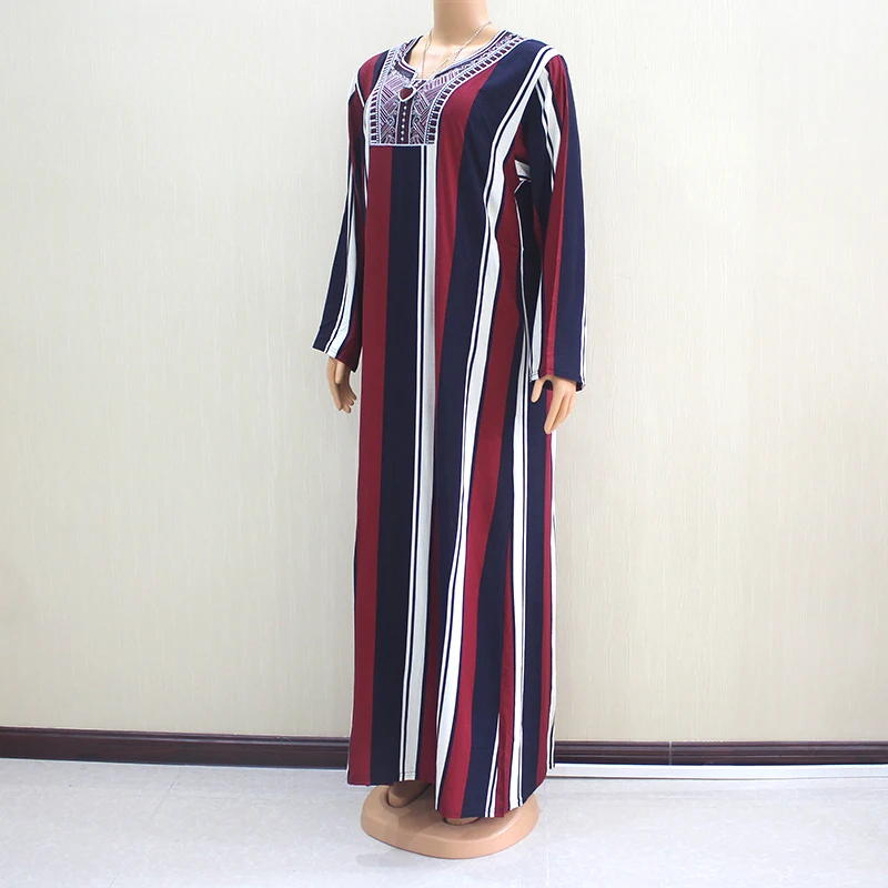 2019 новейшее поступление из Африки Дашики 100% хлопок темно синий цвет и красный