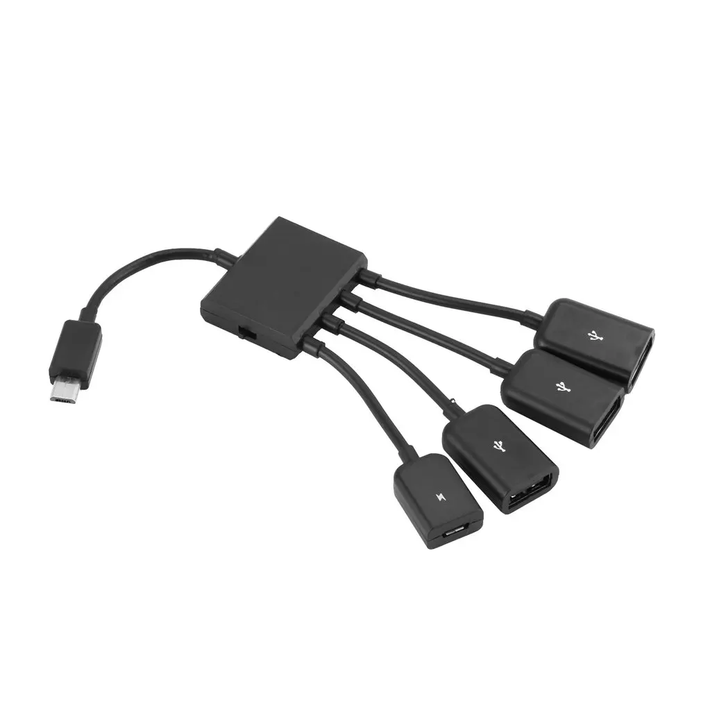 3/4 порт Micro Usb кабель для зарядки концентратор сплиттер коннектор адаптер