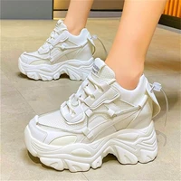 fashion sneakers womens breathable platform wedge ankle boots increasing height high heels casual party pumps 34 35 36 37 38 39