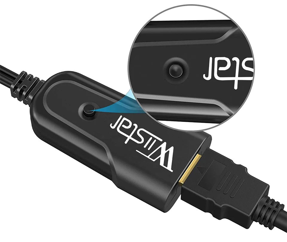 Преобразователь HDMI в RCA AV/CVSB L/R видеобокс HD 1080P 1920*1080 60 Гц HDMI2AV поддержка NTSC PAL выход