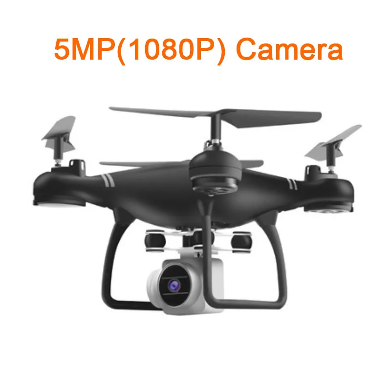 black 5MP HJ14W Камера WiFi Дроны с видом от первого лица HD Камера 1080P дрона с дистанционным управлением складной Квадрокоптер вертолет двойной дополнительные Батарея VS XY4 - Цвет: black 5MP