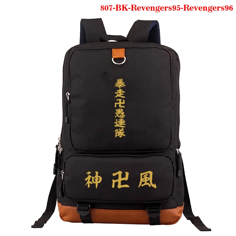 

Tokyo Revengers Men Backpack Cartoon SchoolBag Large Anime Bookbag Women Large Capacity TravelBag Laptop Backpack Back To School