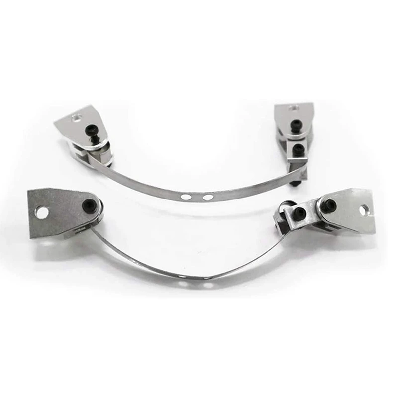 

Leaf Spring Suspension Set with 2Pcs Metal Bracket Upgrade Metal Diy Parts Kit,Black