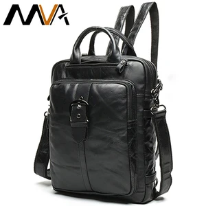 MVA мужские рюкзаки из натуральной кожи, рюкзак для ноутбука, Мужской винтажный рюкзак для ноутбука, школьная сумка для подростков, багажный рюкзак рюкзак мужской 8863