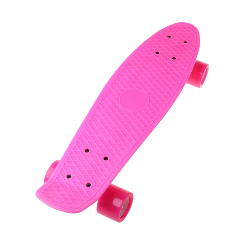 

22 inch Four-wheel Skateboard Single-Warp Kick Skate Board for Beginner Boy Girl
