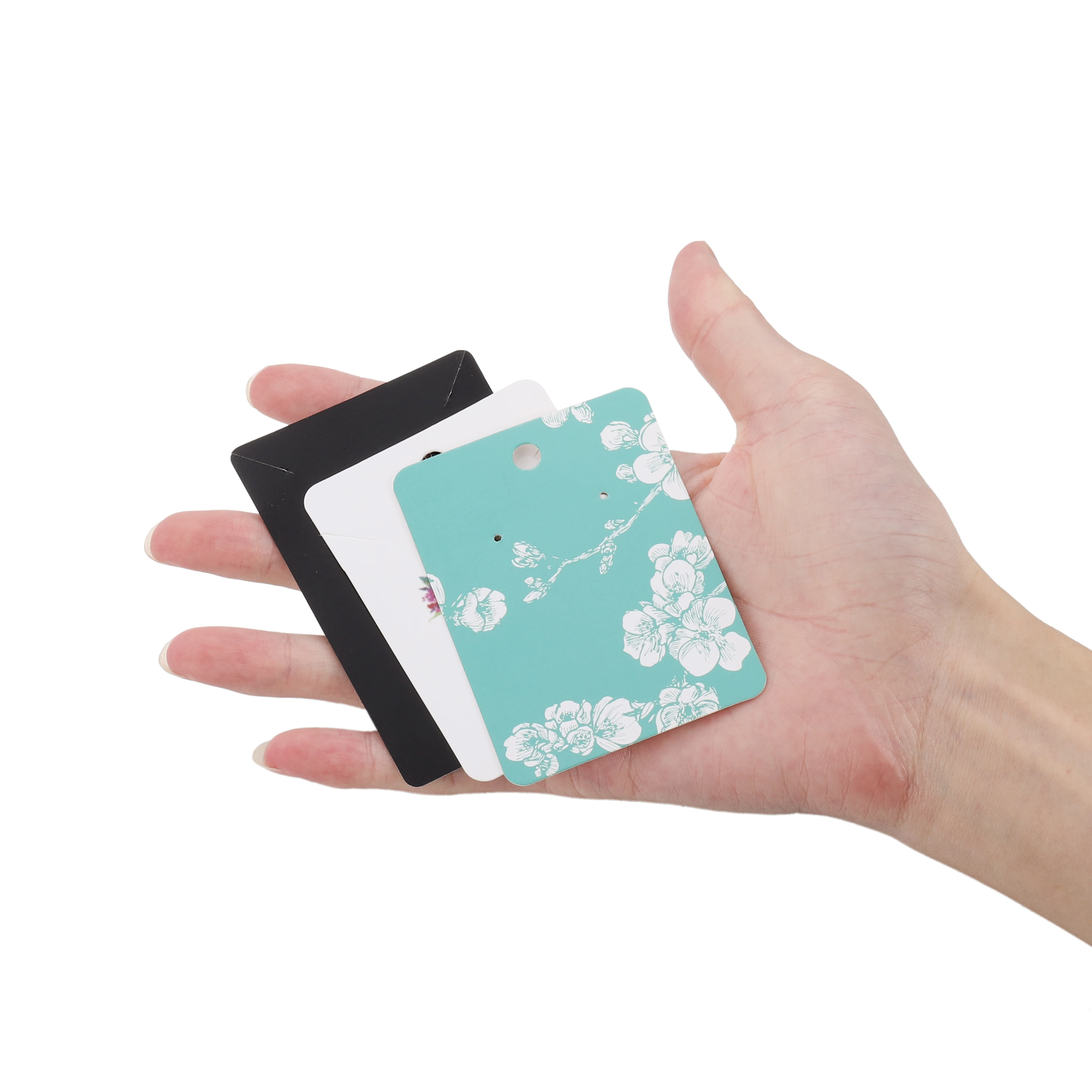 Коричневая картонная подвеска для украшений 6 х9 см 50 шт