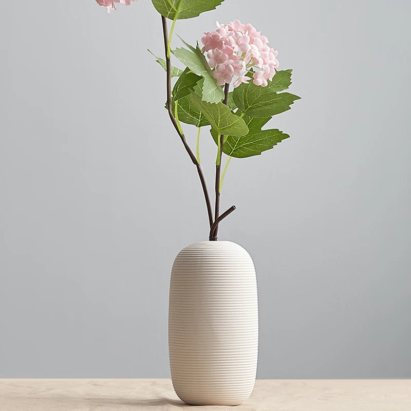 Керамическая ваза в скандинавском стиле декоративные вазы современный декор для