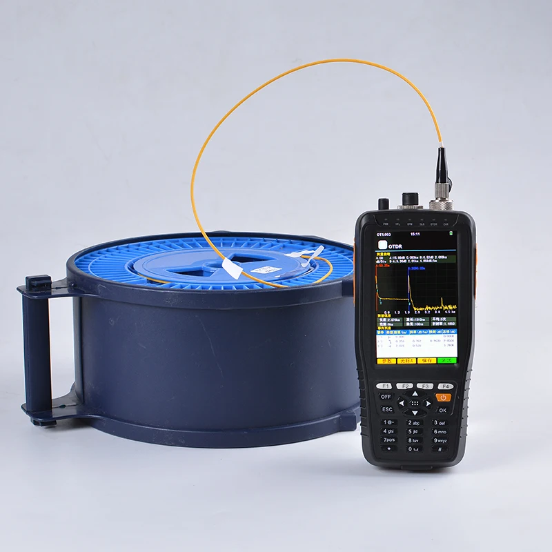 Мини OTDR TM290 1310/1550nm со встроенным VFL/OPM/OLS/OTDR сенсорный экран Оптическое время домен