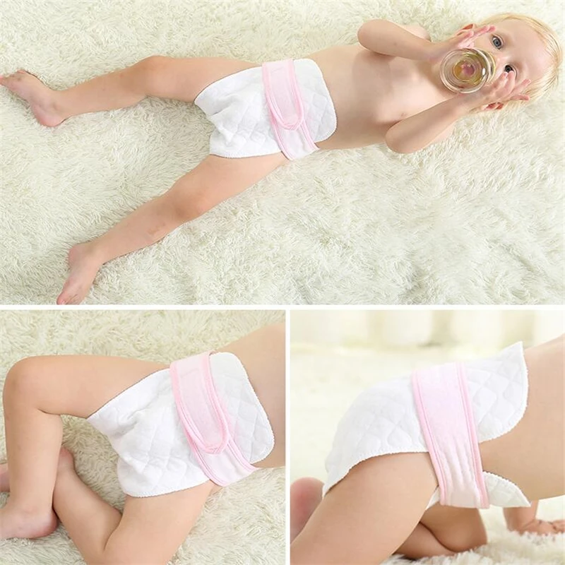 10 шт./лот Детские Моющиеся Многоразовые 3 слойные Тканевые пеленки вставки супер