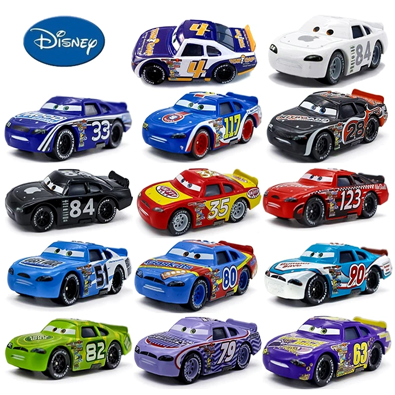 Disney Pixar Car 35 Lightning McQueen Racing Family 39 Jackson Storm Ramirez 1:55 Die Cast Metal Alloy Childrens Toy