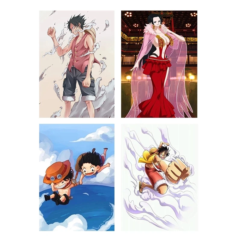 

Modular Classic Anime Poster Modern One Piece HD Prints Wall Art Luffy Canvas Picture Paintings Home Decor No Frame Living Room