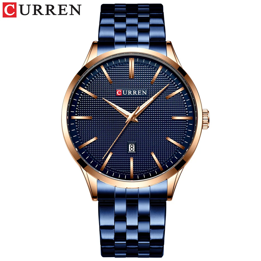 

Curren / Carrion 8364 men's watch waterproof quartz steel band watch business calendar men's Watch