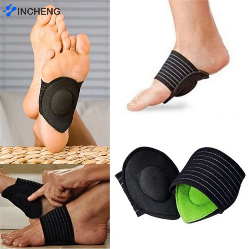 

2PCS Orthopedic Adjuster Arch Support Orthotic Insole Flat Foot Flatfoot Corrector Pedicure Insoles Cushion Pad Foot Care Pads