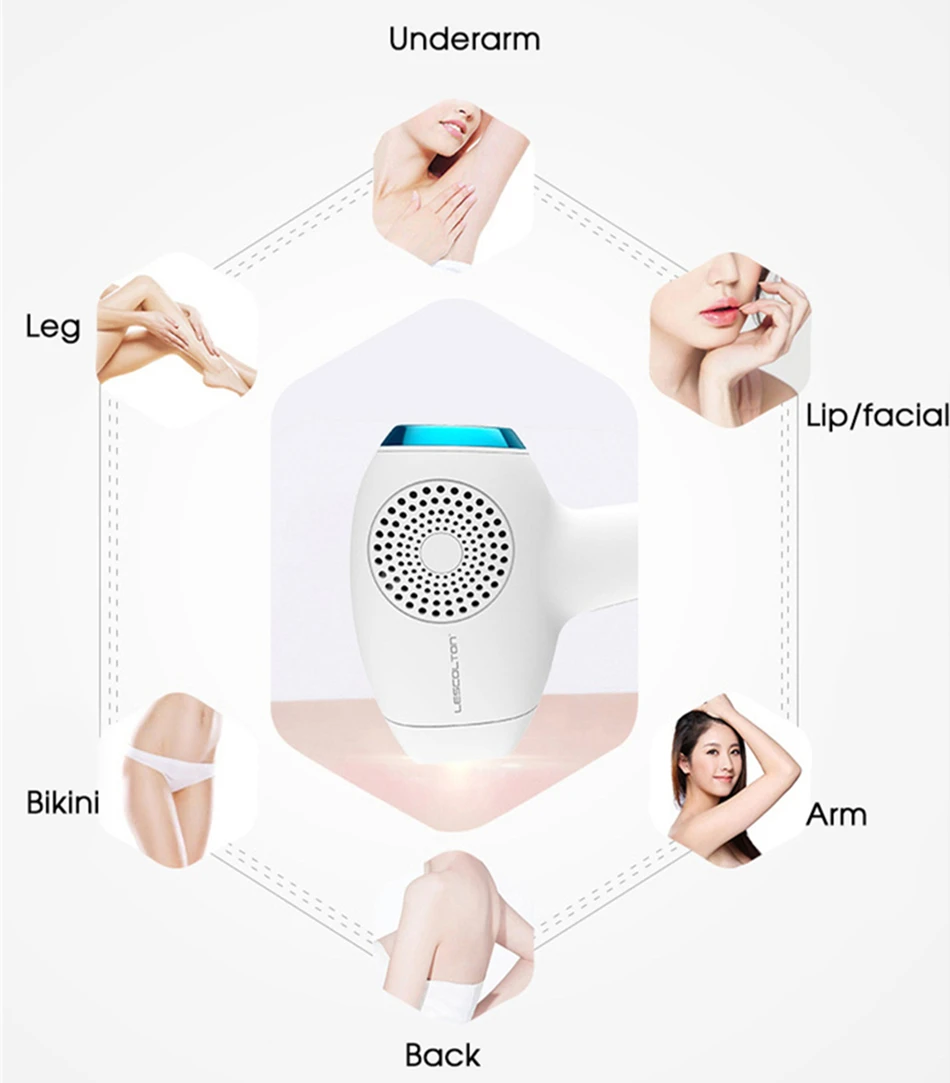 Lescolton IPL лазерный эпилятор безболезненное удаление волос IPL перманентное удаление волос Триммер бикини Электрический Фотоэпилятор