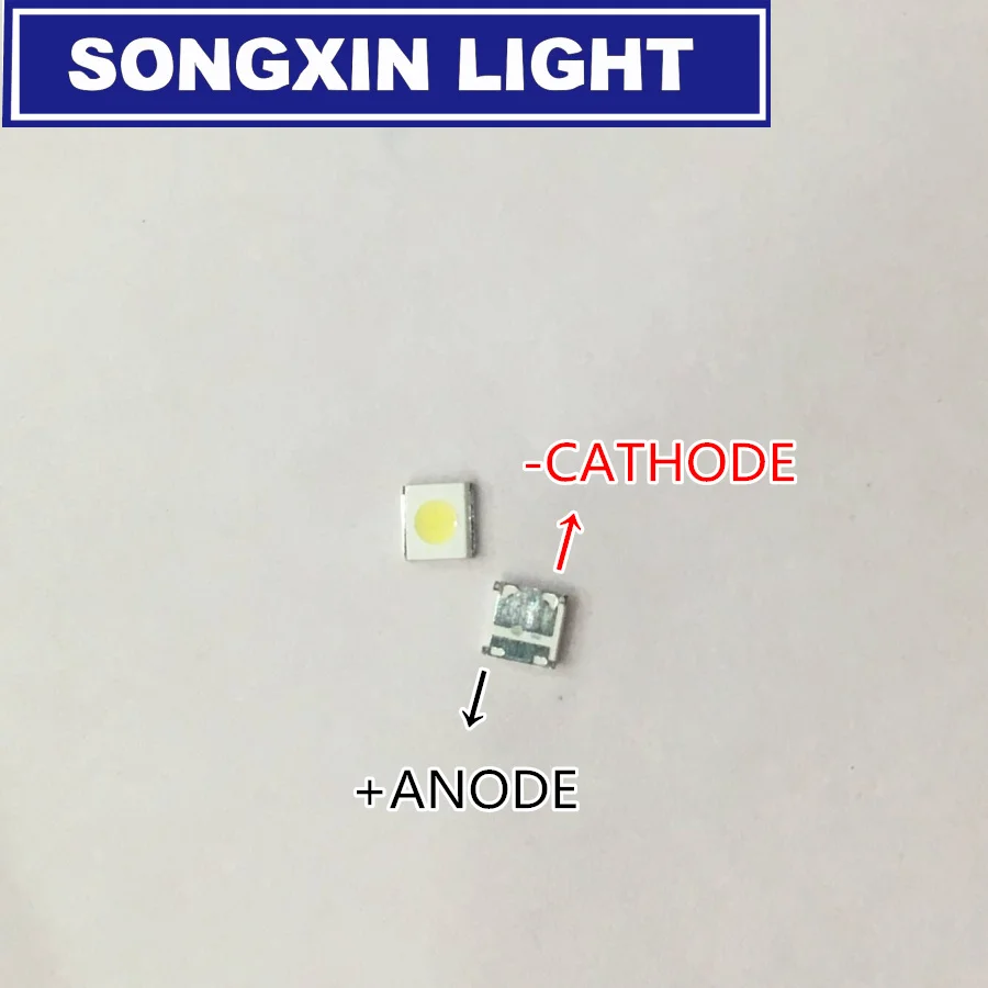 300 шт. для WOOREE светодиодная подсветка LCD TV bead 3 V 1 W 3535 LED SMD Lamp cold white WM35E1F-YR07-eB |