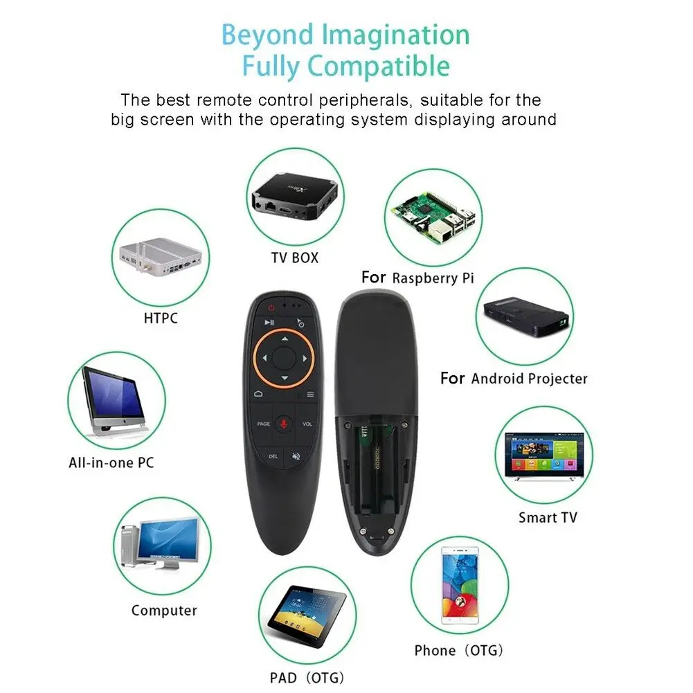 Новый 2 4 ГГц Fly Air mouse беспроводной голосовой пульт дистанционного управления USB