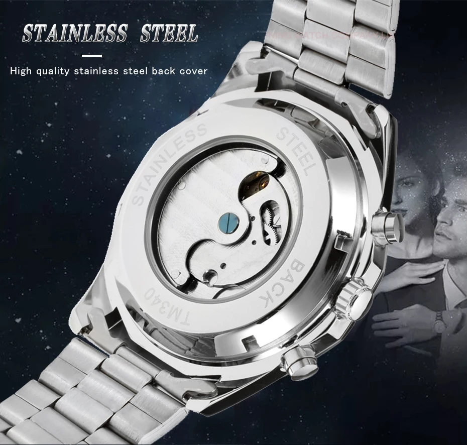 FORINING мужские часы автоматические механические часы Moon phase Tourbillon часы для мужчин s Скелет Мужские часы Relogio Masculino подарки