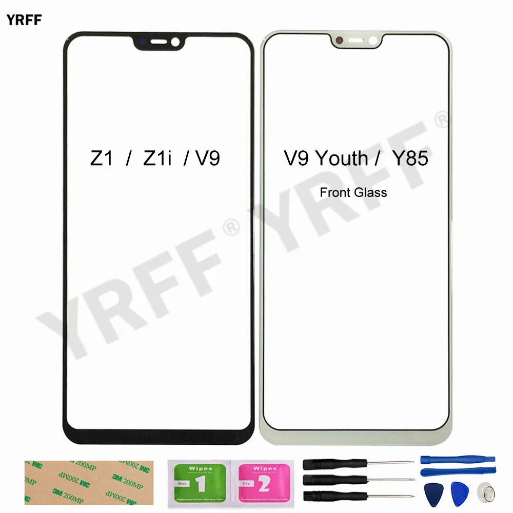 Передняя стеклянная панель для Vivo Z1 Z1i V9 Youth Y85 (без сенсорного экрана) | Мобильные