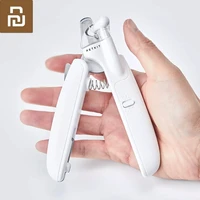xiaomi youpin pet led nail clipper splash proof safety nail scissors cat dog grooming cutter trimmer prevent nail blood vessels