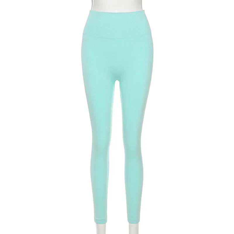 

Orange High Waist Fitness Gym Leggings Women Vital Seamless Workout Running Tights Activewear Pants Sportswear Push Up Leggings