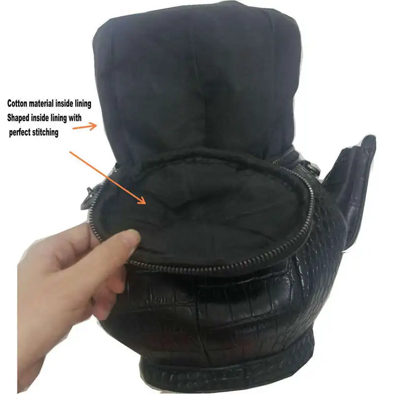 Забавный Готический кошелек в форме чайника сумка через плечо с верхней ручкой