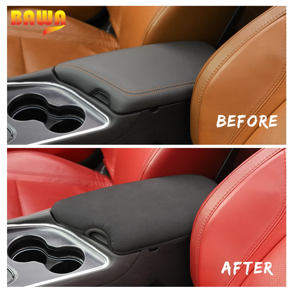 BAWA ящик для хранения в подлокотнике автомобиля крышки Аксессуары Для Dodge Challenger 2014