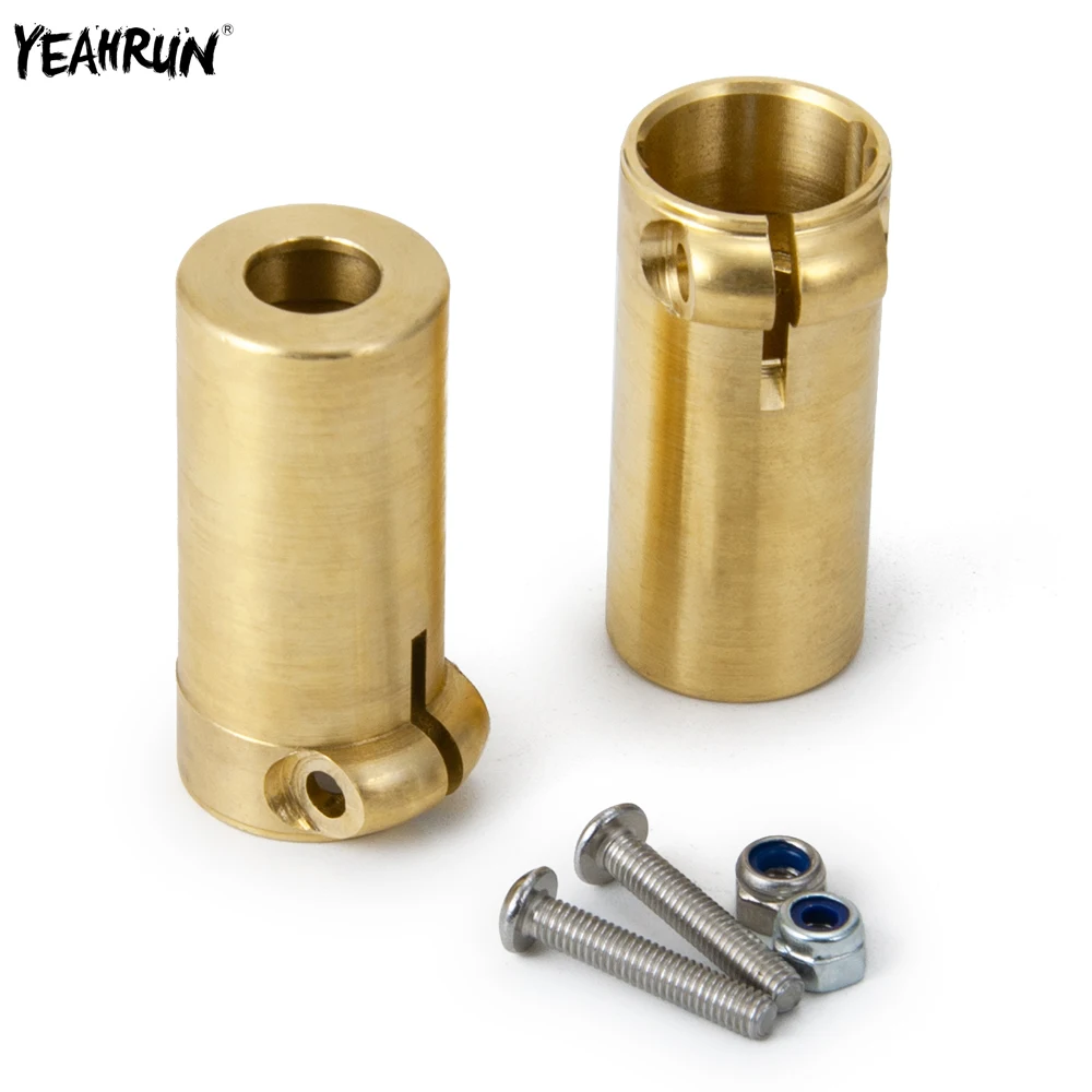 

YEAHRUN 2шт латунный противовес задняя фонарь для 1/10 Axial SCX10 II 90046 RC Гусеничный автомобиль обновленные детали