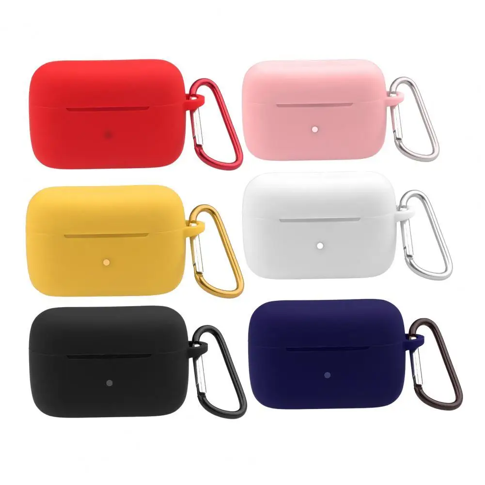 

TWS Bluetooth Earphone Solid Color Soft Silicone Case Protective Cover Storage Shell for ELITE 85t Sports earphone silicone prot