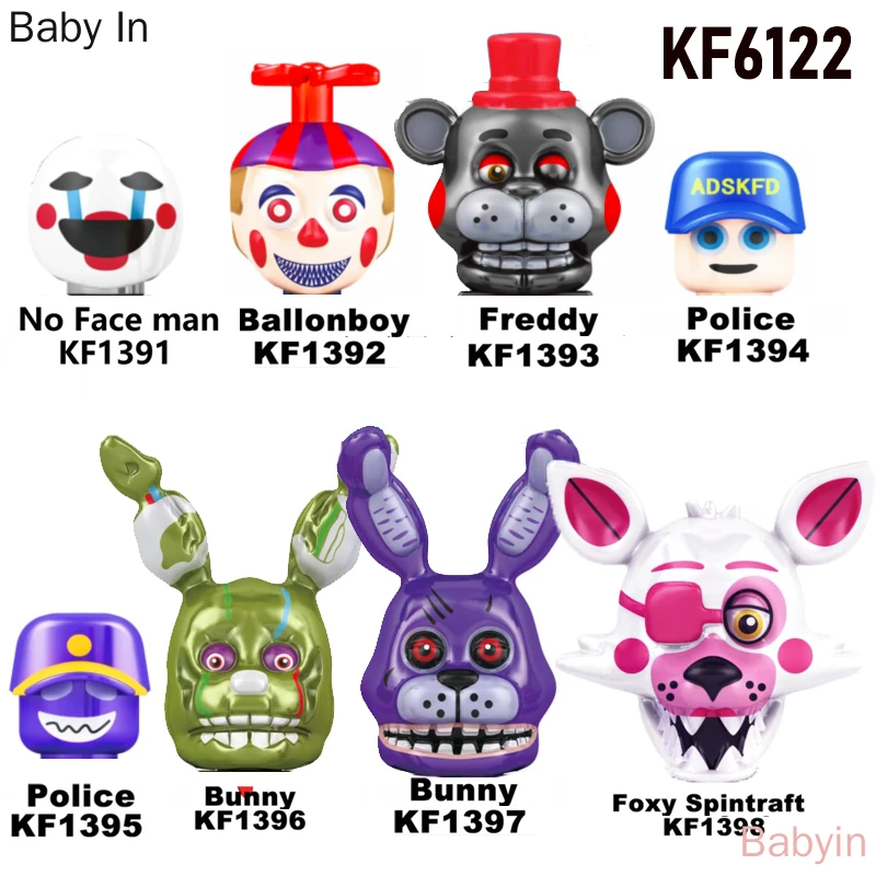 

Nightmare In Stock Five Nights Freddyed Building Blocks Chica Foxy Spintraft Bricks Figures Christmas Gift Toys Kids