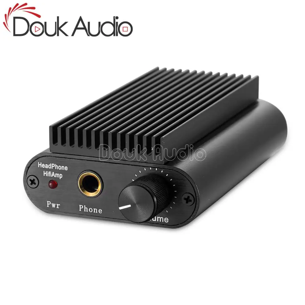 Аудиодекодер Douk Audio Mini USB DAC Hi Fi стерео класс A усилитель для наушников OTG черный с