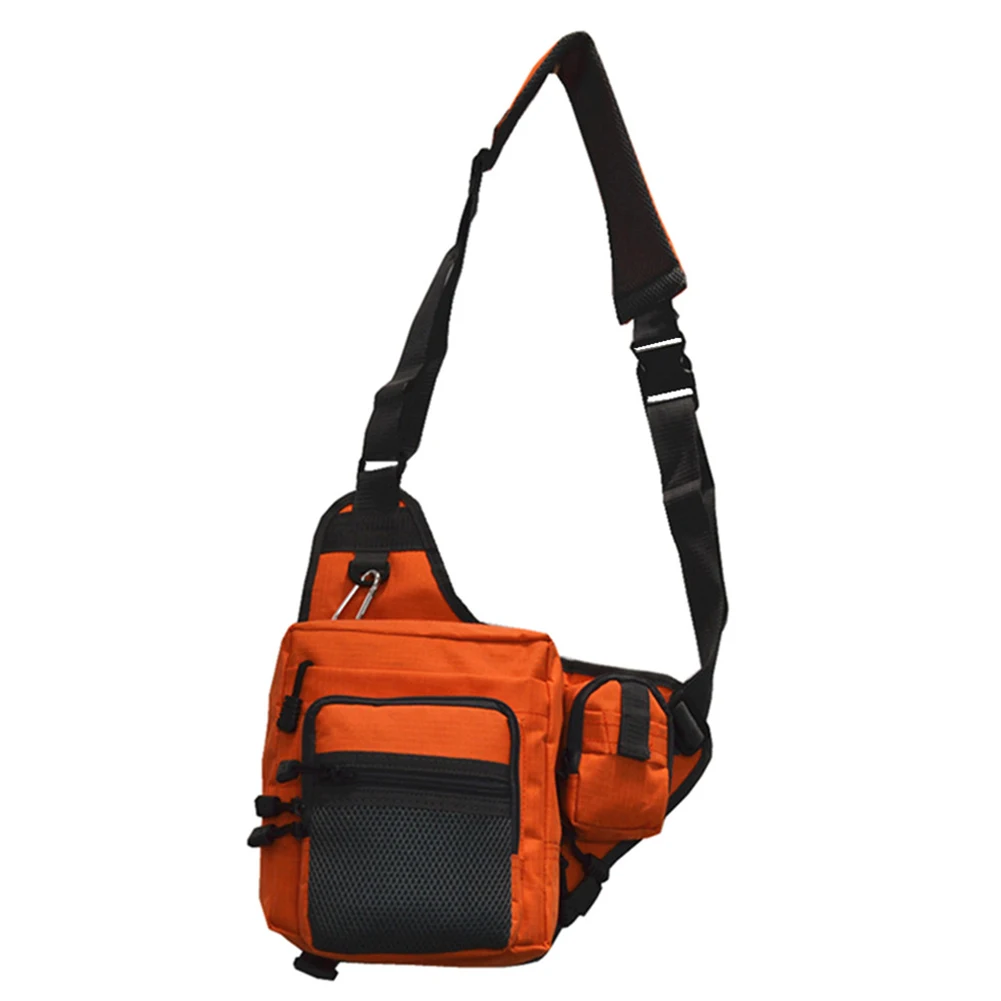 Crossbody Fishing Bag Adjustable Sports Compartment Durable Anti Tear Lure Pack Wear Resistance Waterproof Outdoor Waist Storage | Спорт и
