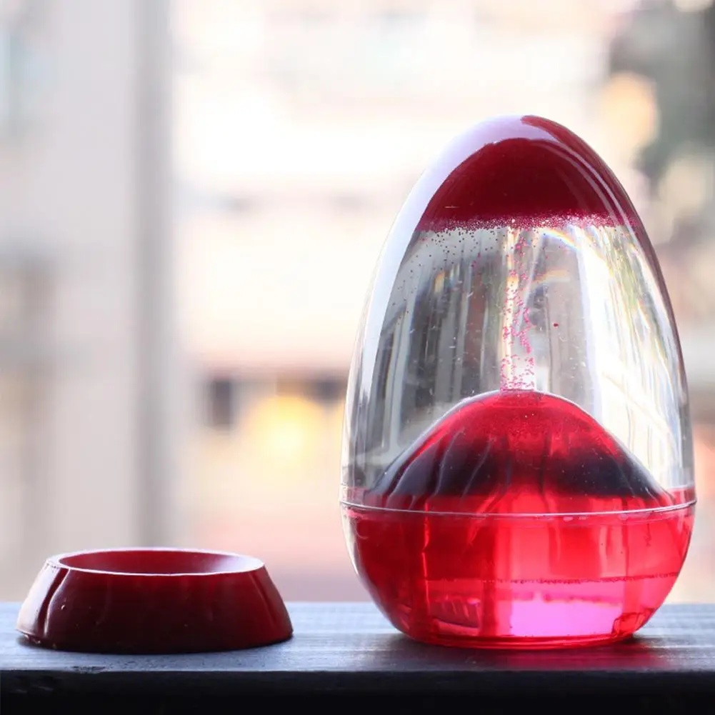 

New Volcanic Creative Children's Toys Liquid Oil Drop Timer Desktop Decompression Decoration Birthday Gifts