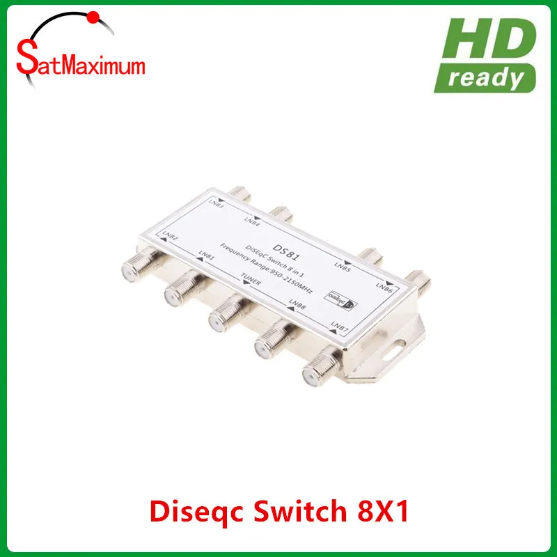 Тарелка спутникового сигнала DiSEqC LNB комбайнер 8 переключений на 1|diseqc switch 8|signal