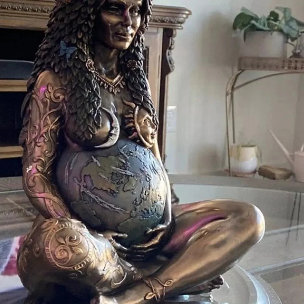 

Mother Earth Statue Earth Art Statue Figurine Mother Goddess Statue Garden Ornament Goddess Statue For Gifts Home Outdoor Decor